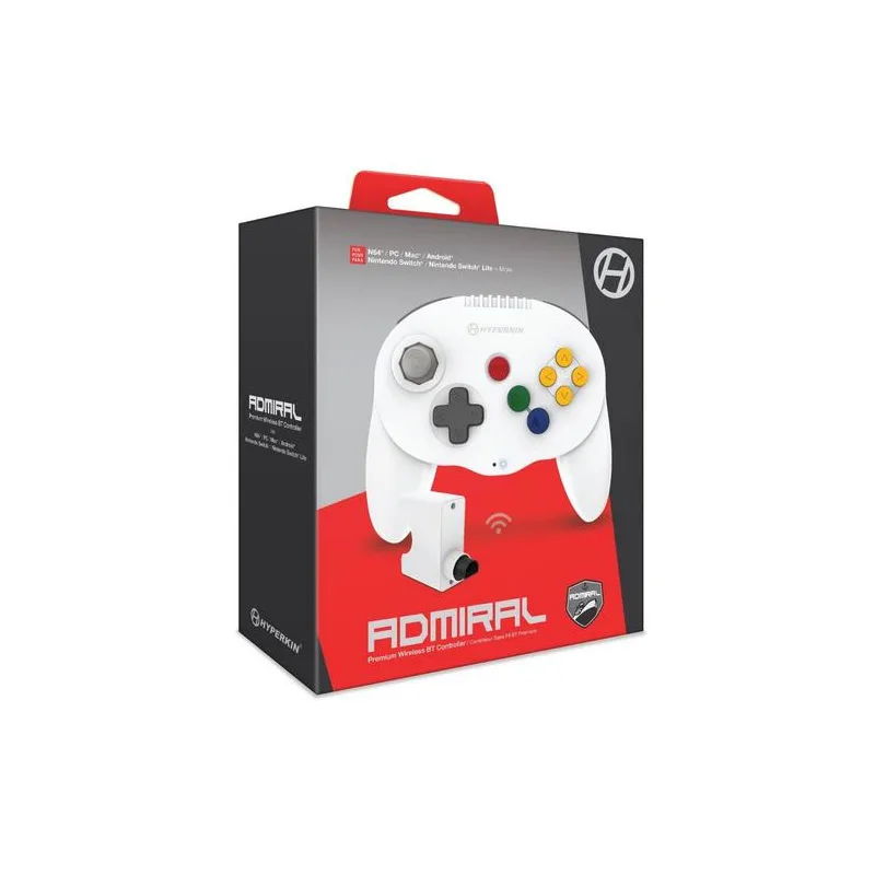 HYPERKIN CONTROLLER WIRELESS ADMIRAL PREMIUM WHITE 2
