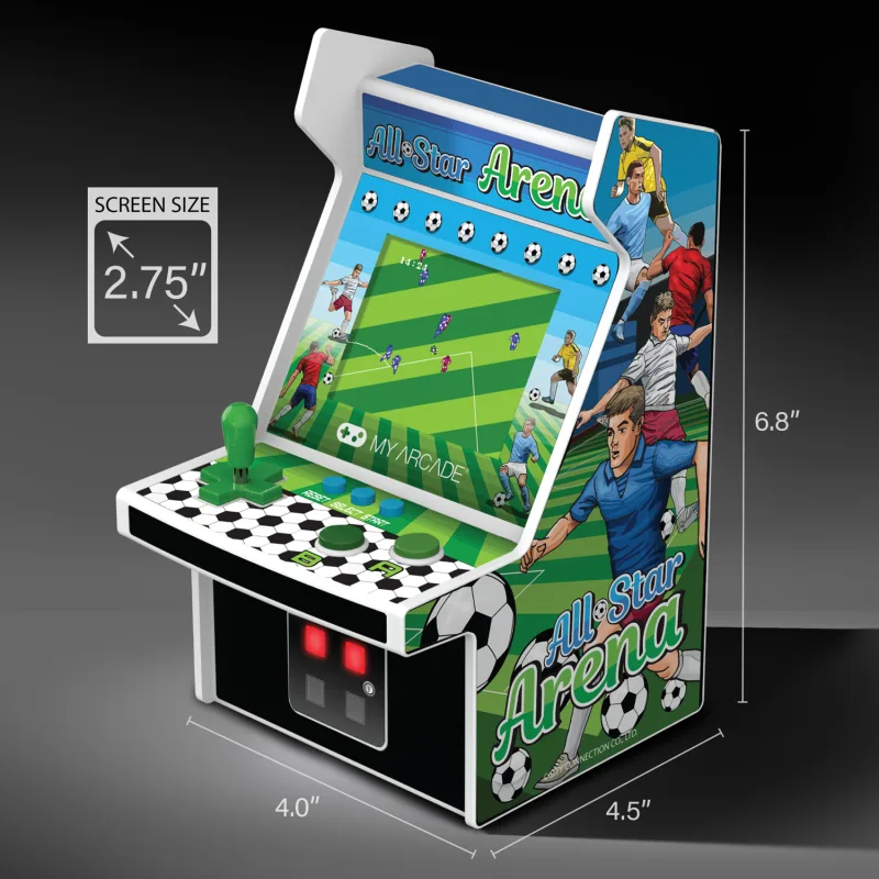 MY ARCADE MICRO PLAYER ALLSTAR ARENA 308 GAMES 6.75" DGUNL-4125 4
