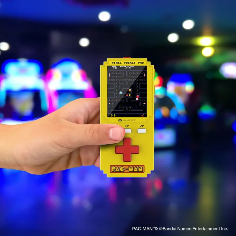 MY ARCADE PIXEL POCKET PRO PAC-MAN GAMING SYSTEM 4