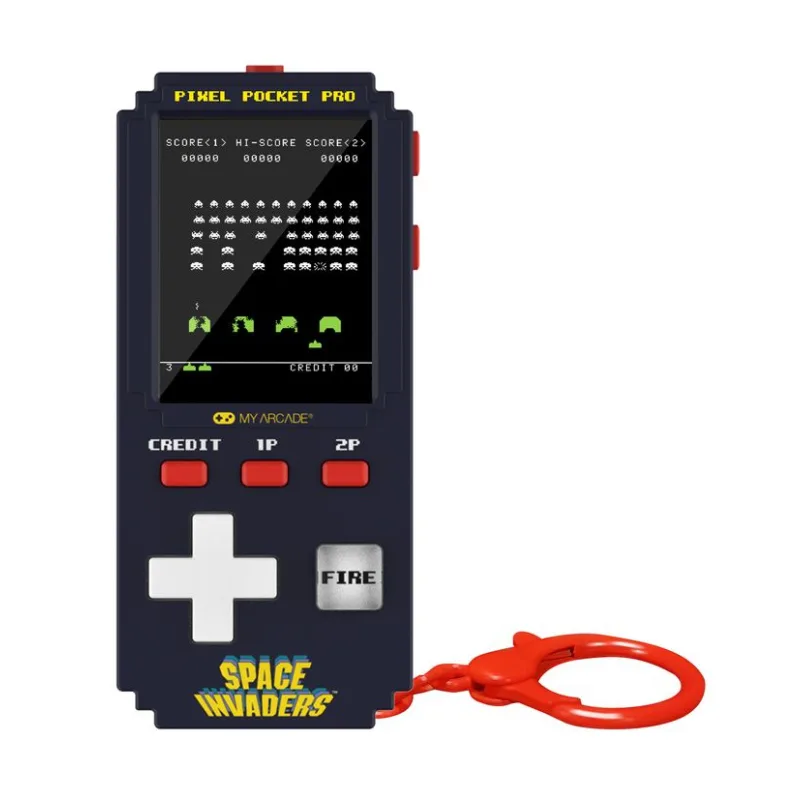 MY ARCADE MY ARCADE PIXEL POCKET PRO SPACE INVADERS GAMING SYSTEM