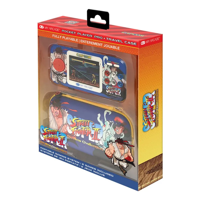 MY ARCADE POCKET PLAYER PRO + TRAVEL CASE SUPER STREET FIGHTER II 2
