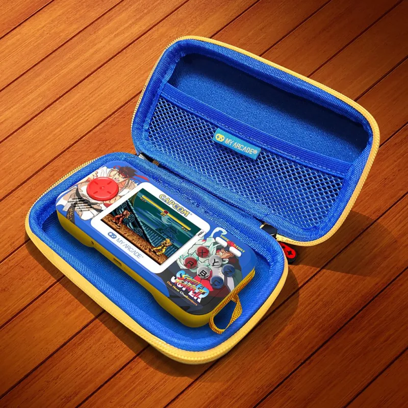 MY ARCADE POCKET PLAYER PRO + TRAVEL CASE SUPER STREET FIGHTER II 3