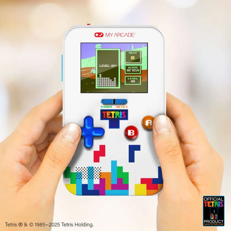 MY ARCADE MICRO POCKET GO GAMER + TRAVEL TETRIS (NEW VERSION) GAMING SYSTEM 2