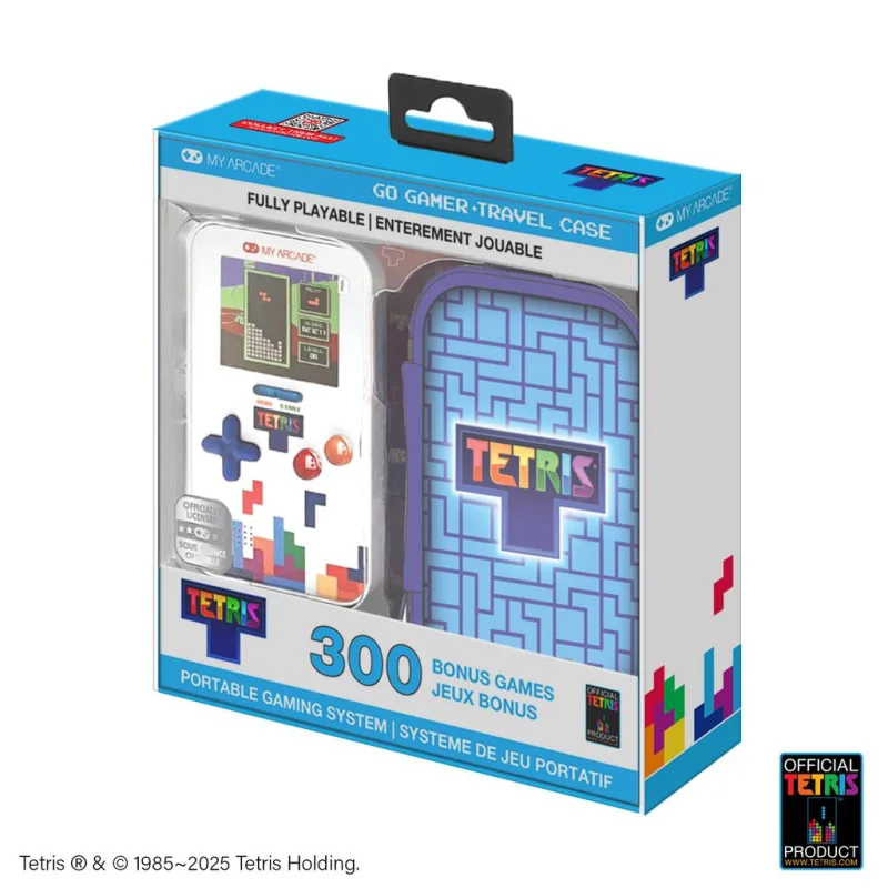 MY ARCADE MICRO POCKET GO GAMER + TRAVEL TETRIS (NEW VERSION) GAMING SYSTEM 4