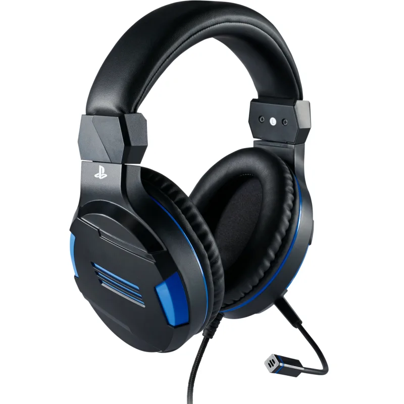 NACON BIGBEN GAMING HEADPHONES WITH MICROPHONE PS4/PS5/PC V3 BLACK/BLUE PS4OFHEADSETV3 2