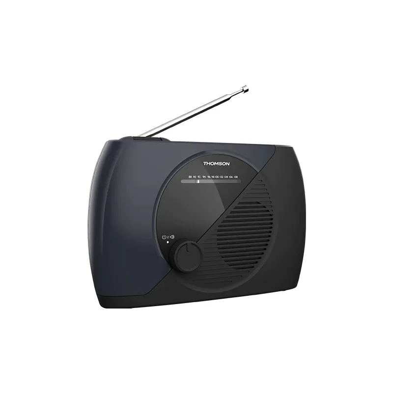 THOMSON RADIO FM ANALOGUE POWERED BY ELECTRICITY OR BATTERIES BLACK RT350 2