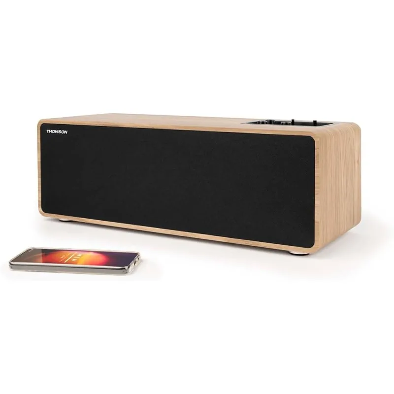 THOMSON THOMSON BT SPEAKER SISTEM STEREO 150W TV-IN+RCA+OPTICAL USB REMOTE WOOD/BLACK WS702