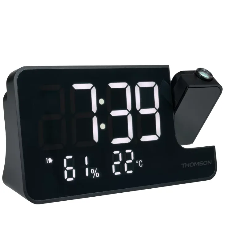 THOMSON THOMSON ALARM-CLOCK PROYECTOR + RADIO FM UP TO 20 PRESET BLACK CP100T