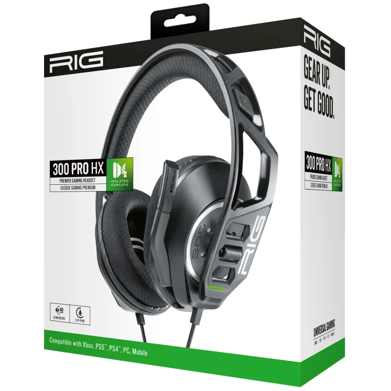 NACON RIG PRO 300HX XBX GAMING HEADSET BLACK RIG300PROHX 3