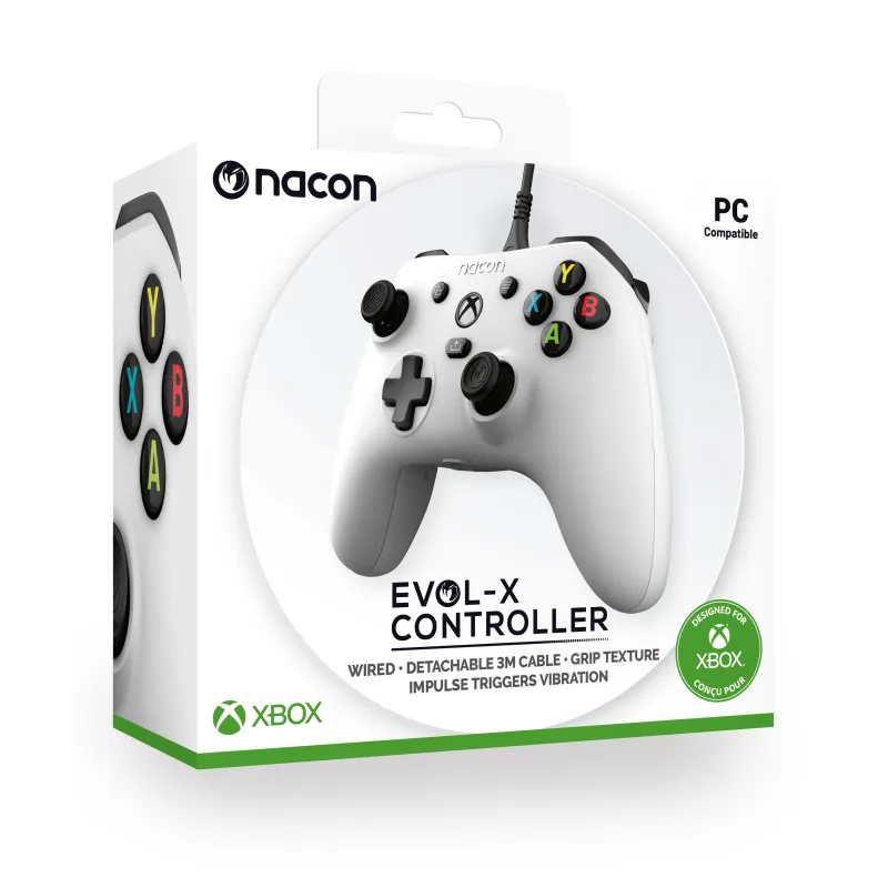 NACON EVOL XBX CONTROLLER WIRED XBOX SERIES WHITE XBXEVOL-XW 4