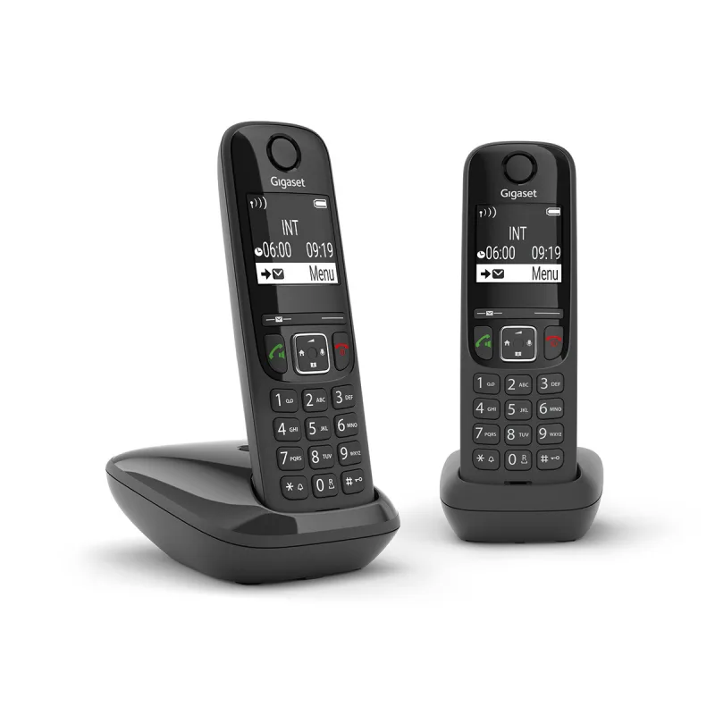 GIGASET WIRELESS PHONE AS690 DUO BLACK (L36852-H2816-D201) 2