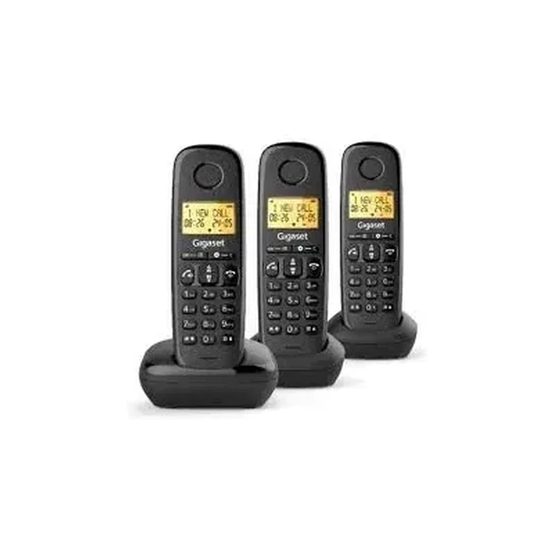 GIGASET GIGASET WIRELESS PHONE BASIC 100 TRIO BLACK  (L36852-H3206-D211)