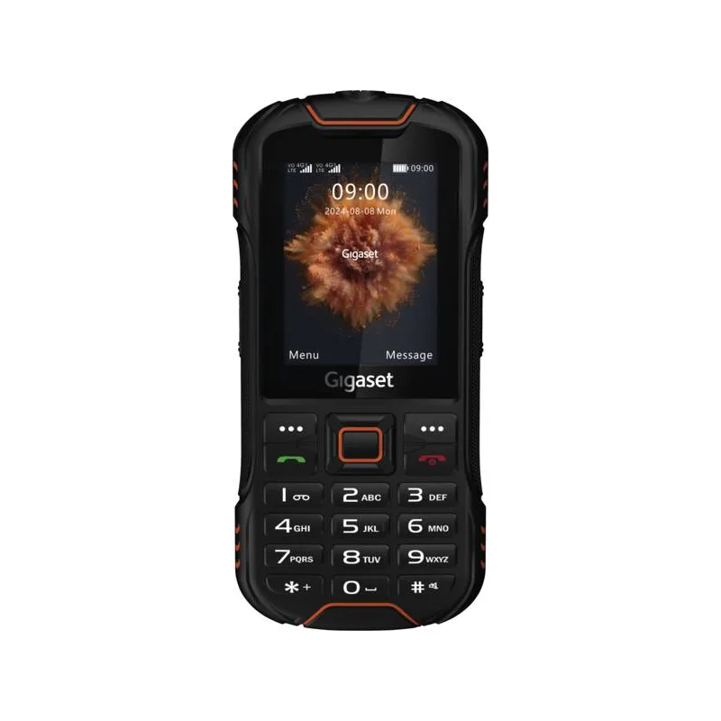GIGASET GIGASET GLX8 PLUS RUGERIZADO BLACK+ORANGE (S30853-H1250-R101)