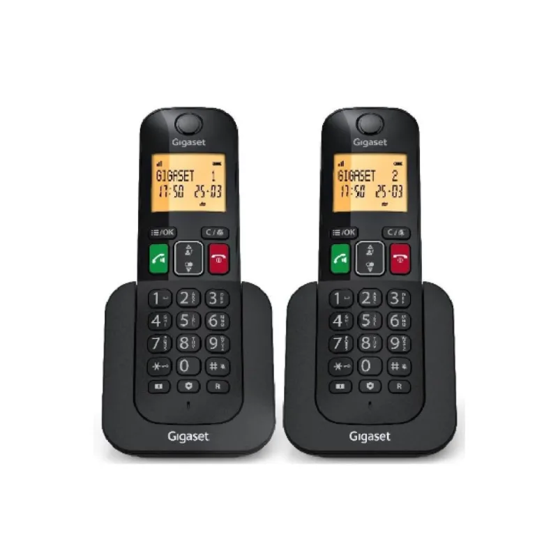 GIGASET GIGASET WIRELESS PHONE ELEMENTAL 400 DUO BLACK (L36852-H3009-D201)