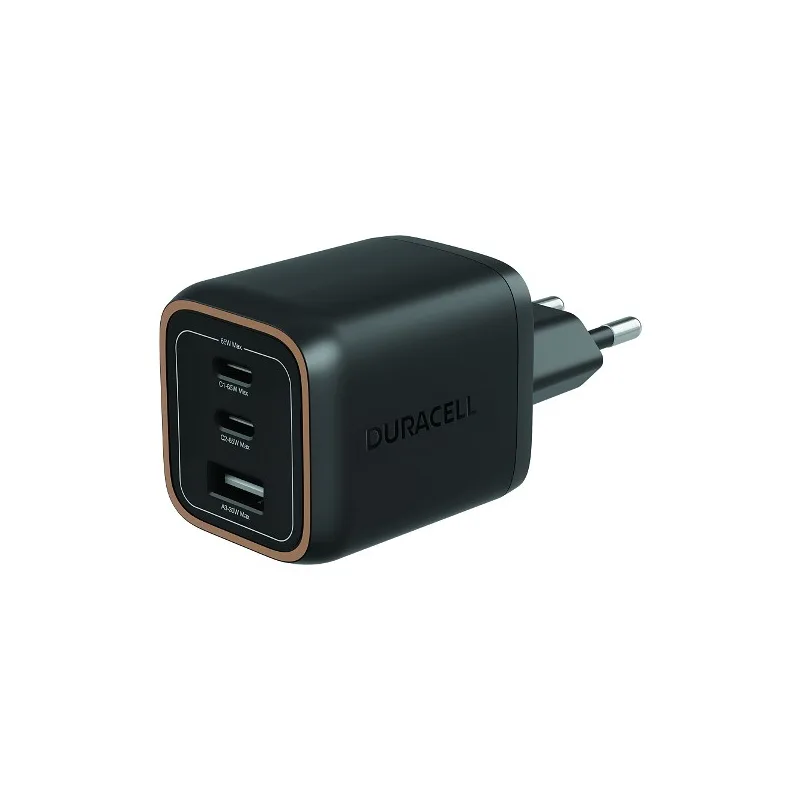DURACELL DURACELL POWER WALL CHARGER 1XUSB-A + 2XUSB-C 65W DRACUSB25-EU