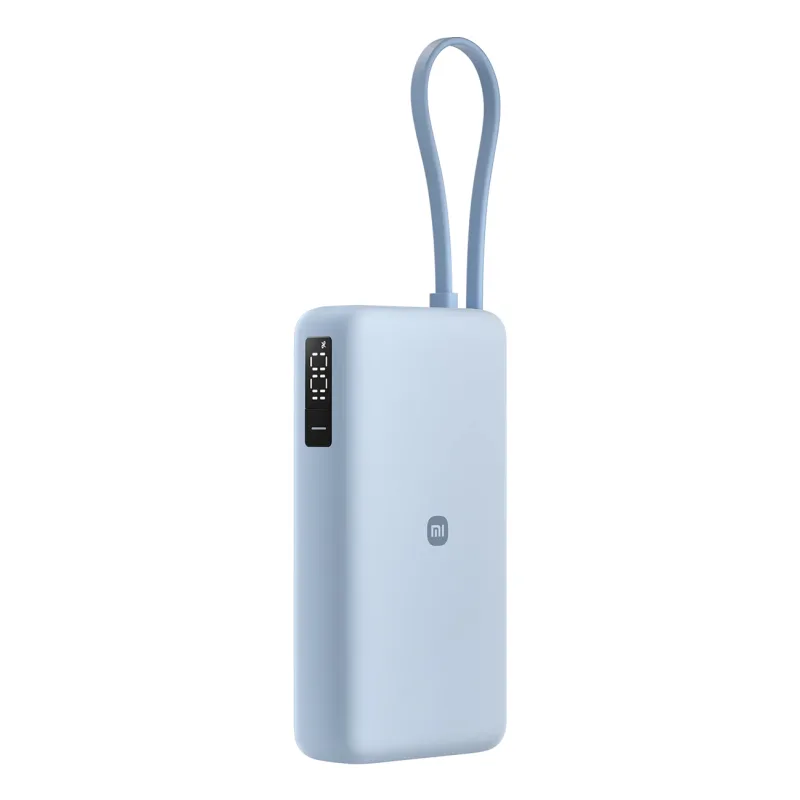 XIAOMI 67W POWER BANK 20000 (INTEGRATED CABLE) ICE BLUE BHR08O8GL 2