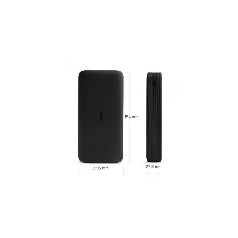 XIAOMI 20000MAH REDMI 18W FAST CHARGE POWER BANK BLACK VXN4304GL 3