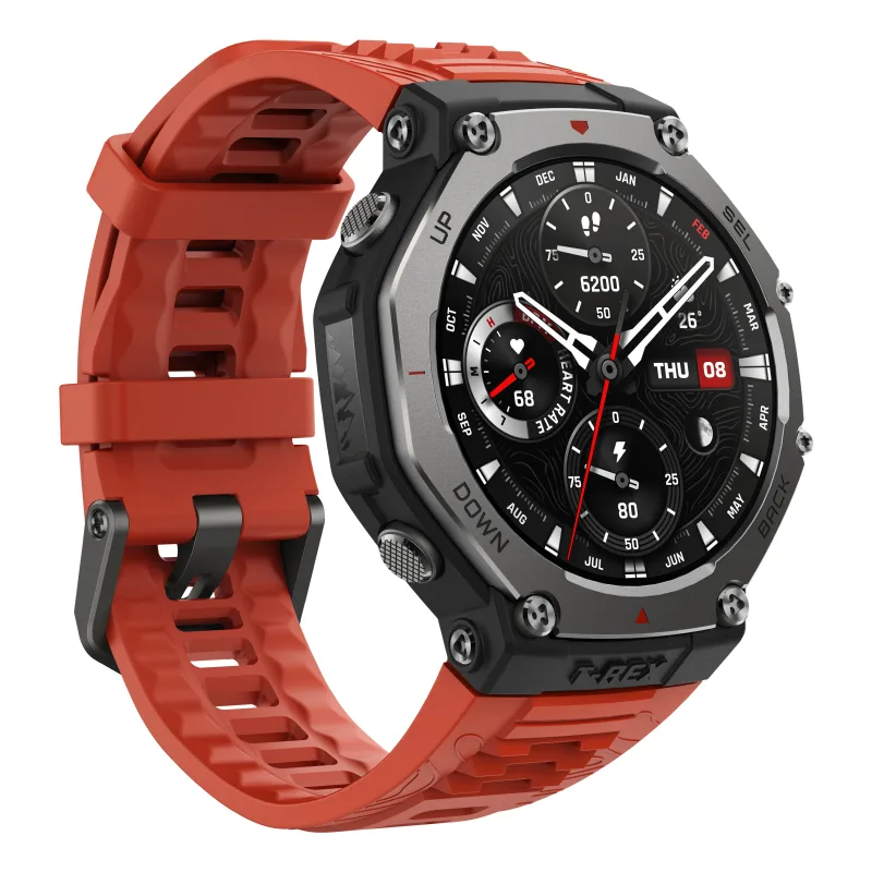 AMAZFIT T-REX 3 LAVA RED W2322GL1N 4