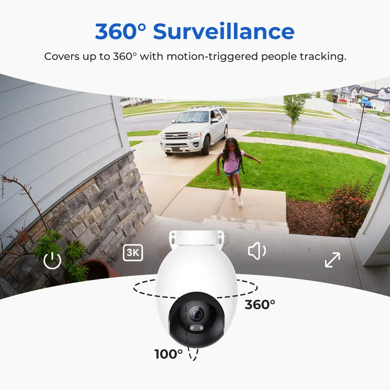 IMILAB EC6 FLOODLIGHT OUTDOOR SECURITY CAMERA 3K WHITE CMSXJ65A 4