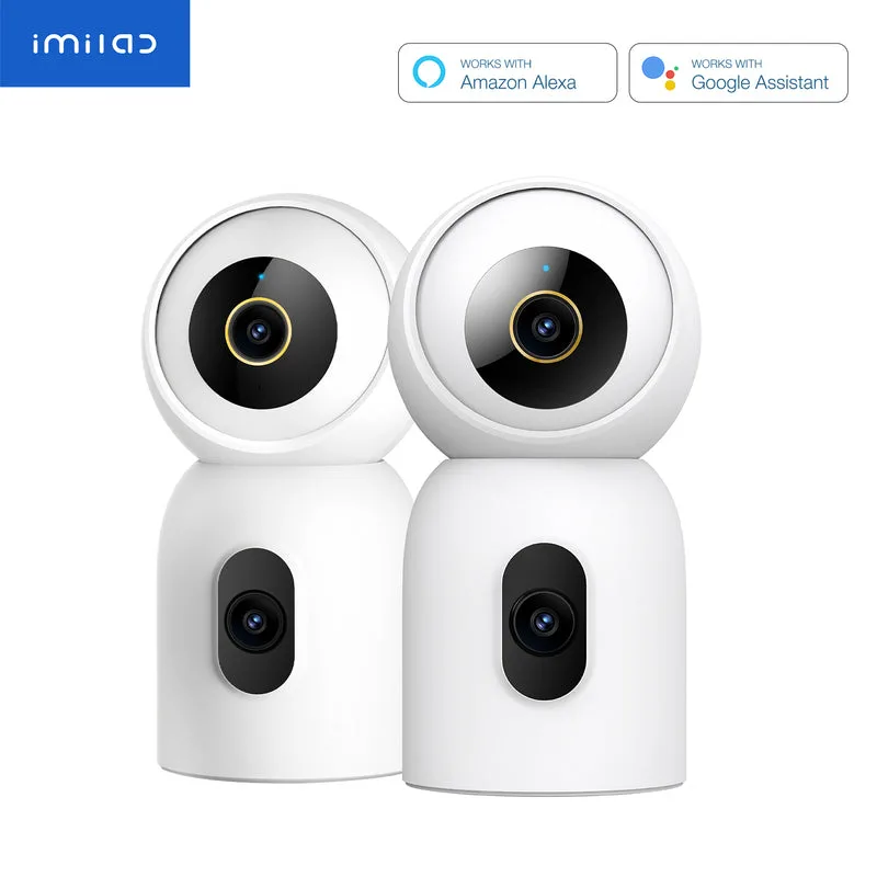 IMILAB IMILAB C30 DUAL HOME SECURITY CAMERA NIGHT VISION 360 3K+3K WHITE CMSXJ111A