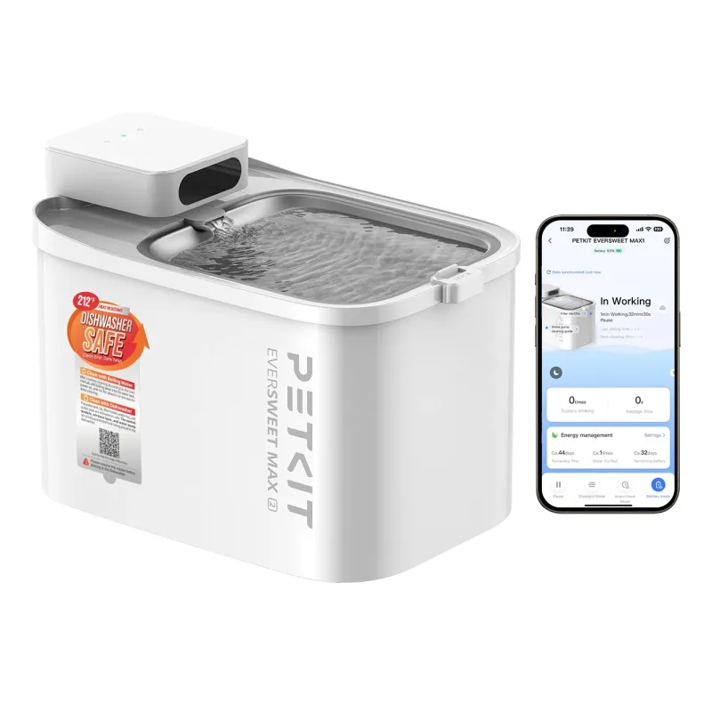 PETKIT PET FOUNTAIN EVERSWEET MAX 2 - 100 WITH A UVC PUMP P4116 UVC 2