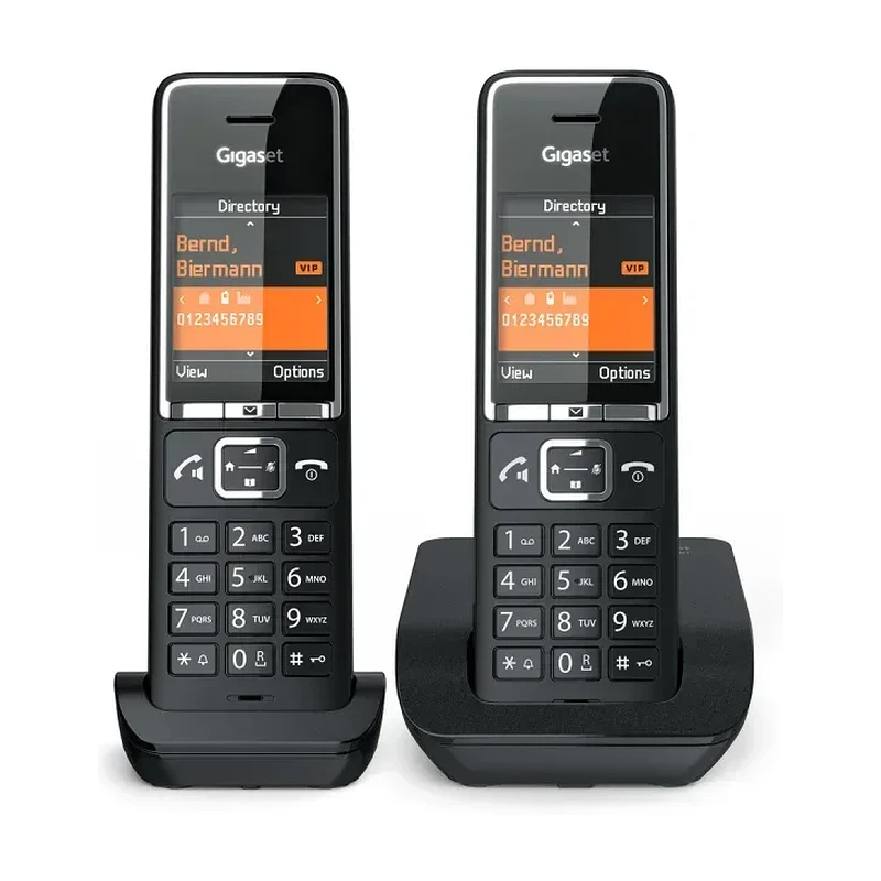 GIGASET WIRELESS PHONE COMFORT 550 DUO BLACK CHROME (L36852-H3001-D204) 3