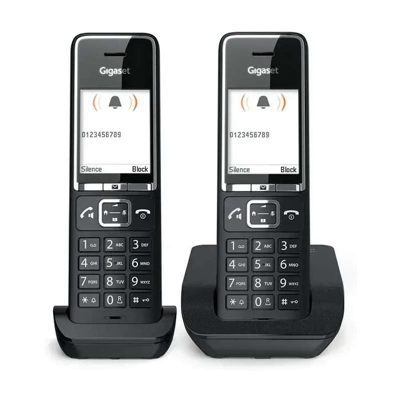 GIGASET WIRELESS PHONE COMFORT 550 DUO BLACK CHROME (L36852-H3001-D204) 5