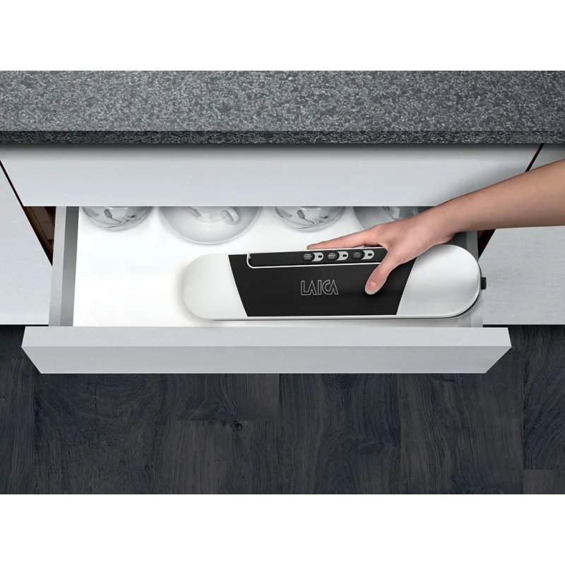 LAICA VACUUM MACHINE 9L/MIN. BLACK AND SILVER VT32050 4