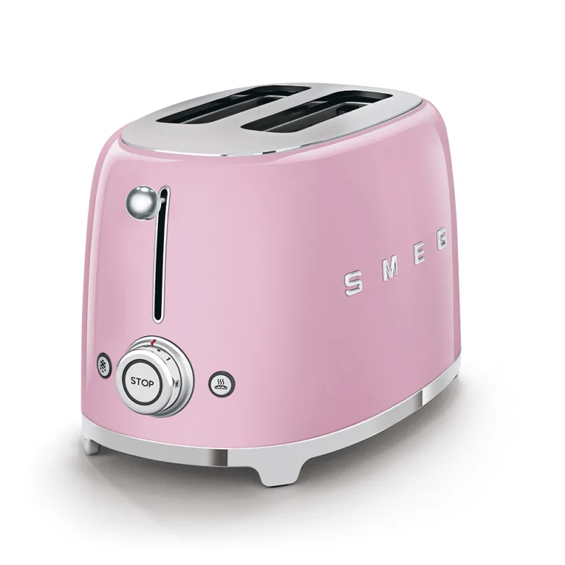 SMEG TOASTER 2x2 50´STYLE PINK TSF01PKEU 2