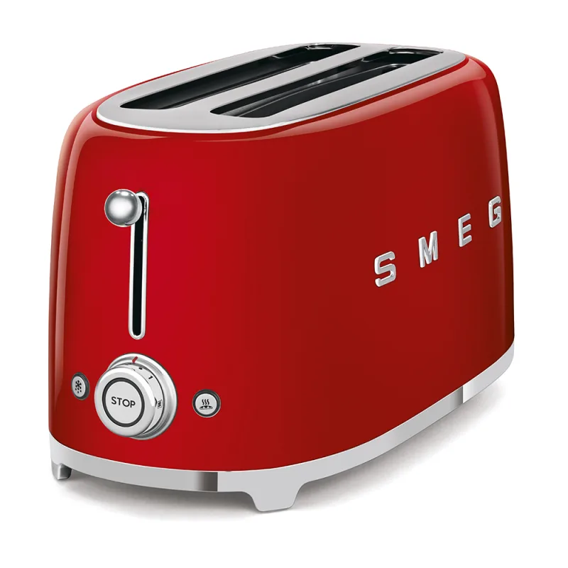 SMEG TOASTER 2X4 50´S STYLE RED TSF02RDEU 2