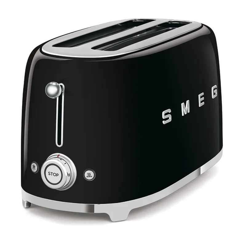 SMEG TOASTER 2X4 50´STYLE BLACK TSF02BLEU 2