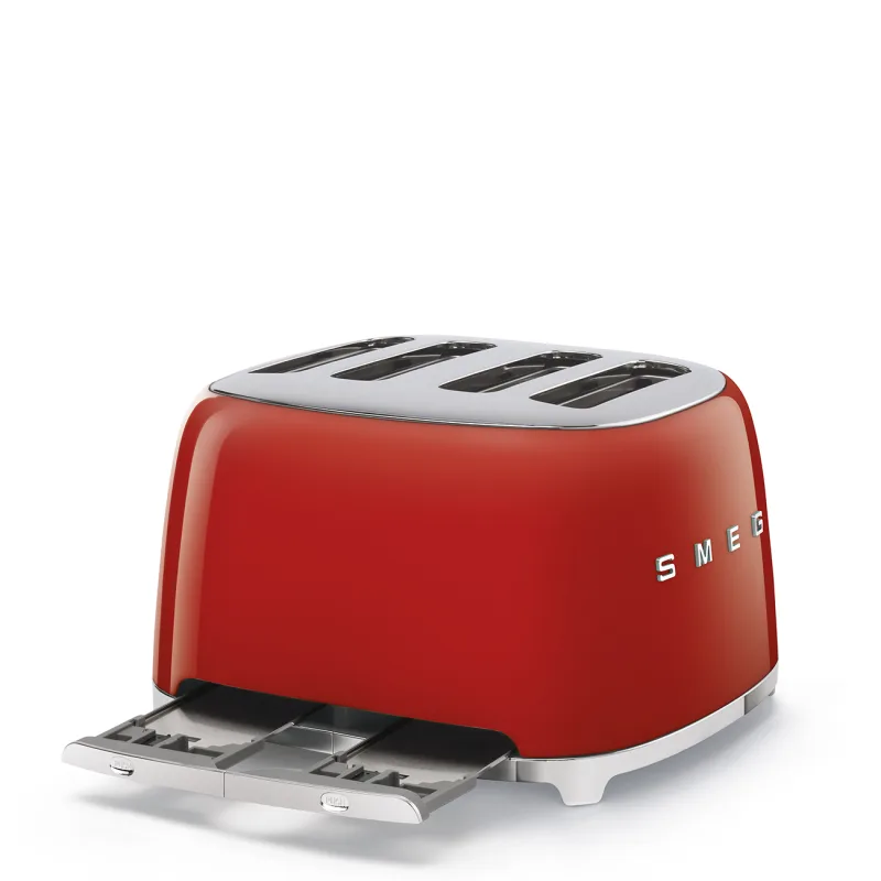 SMEG TOASTER 4x4 50´STYLE RED TSF03RDEU 4