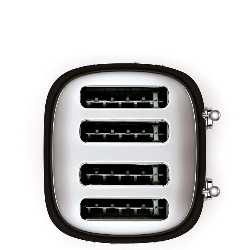 SMEG TOASTER 4X4 50´STYLE BLACK TSF03BLEU 2