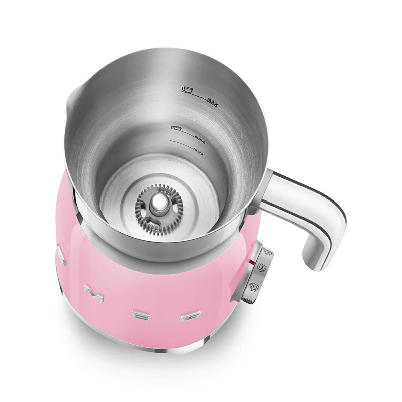 SMEG MILK FROTHER 50´STYLE PINK MFF11PKEU 4