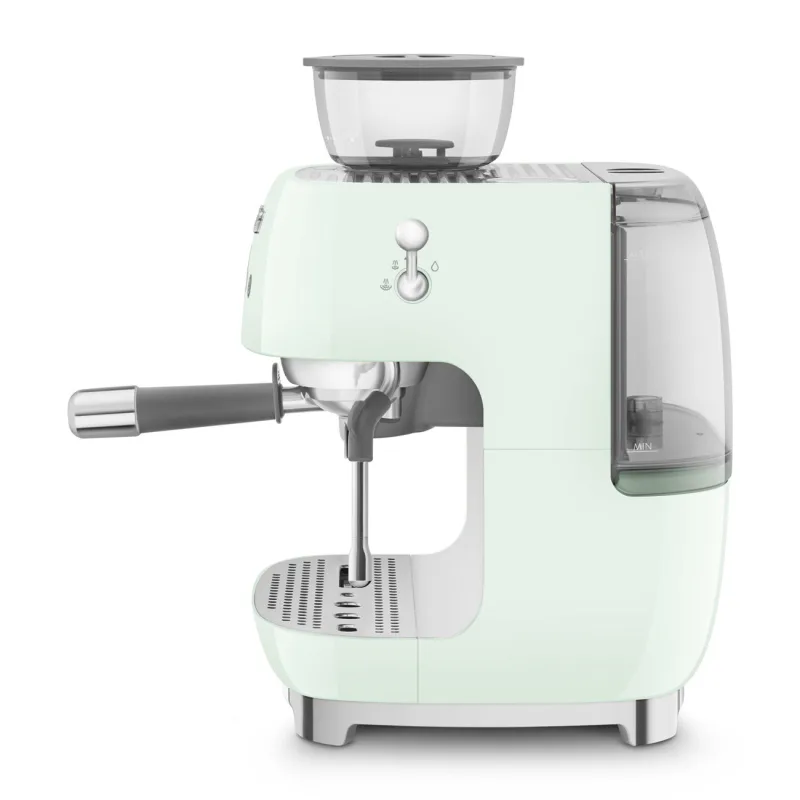 SMEG COFFEE MACHINE ESPRESSO MANUAL RETRO-STYLE PASTEL GREEN EGF03PGEU 2