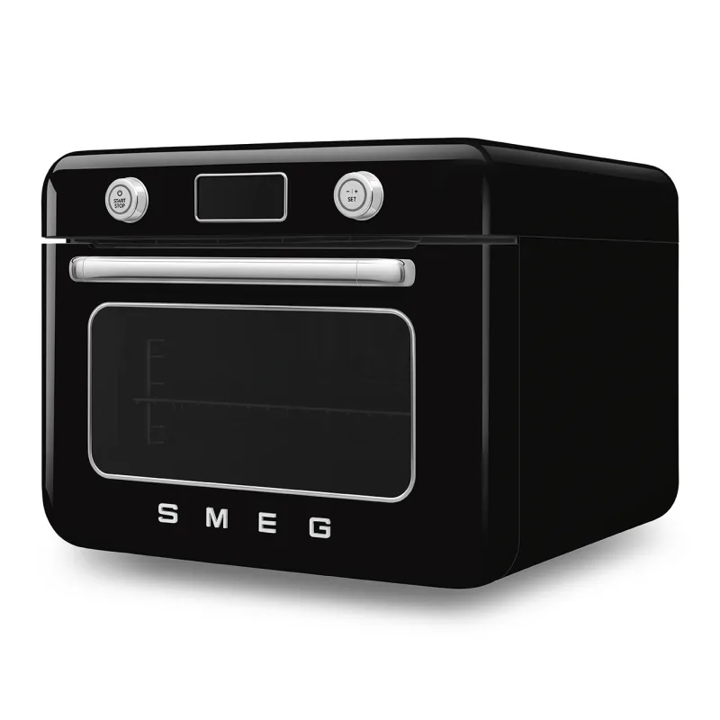 SMEG MULTIFUNCTION COUNTERTOP OVEN 50'S STYLE WITH GALILEO TECHNOLOGY BLACK COF01BLEU 2