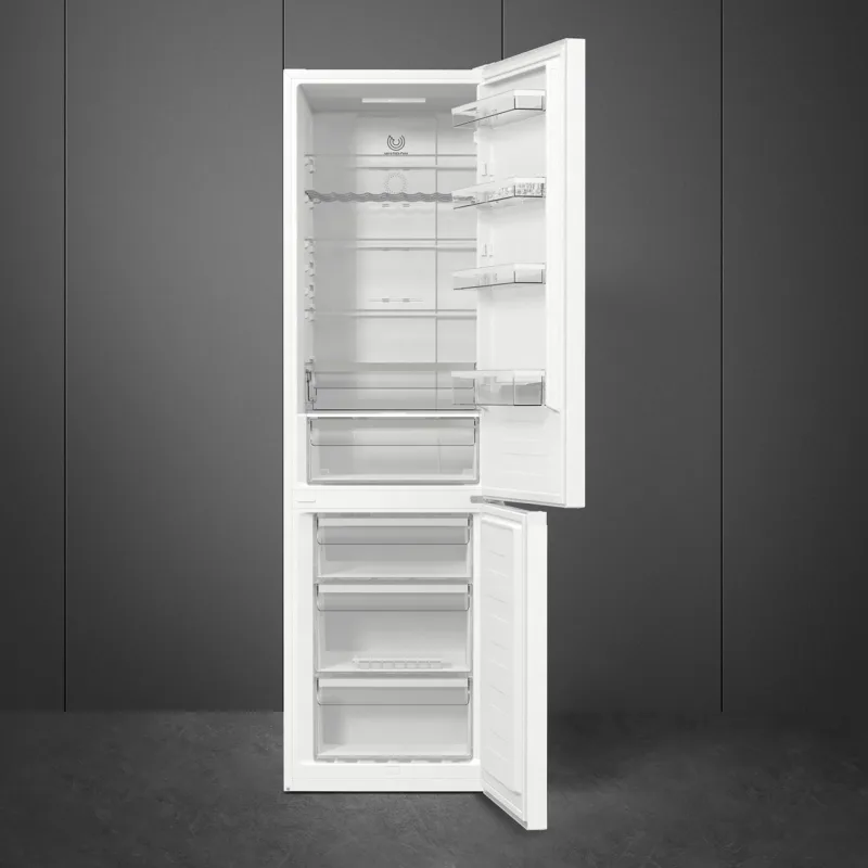 SMEG COMBI FRIDGE FREEZER WHITE 200CM RC20WDNE 2