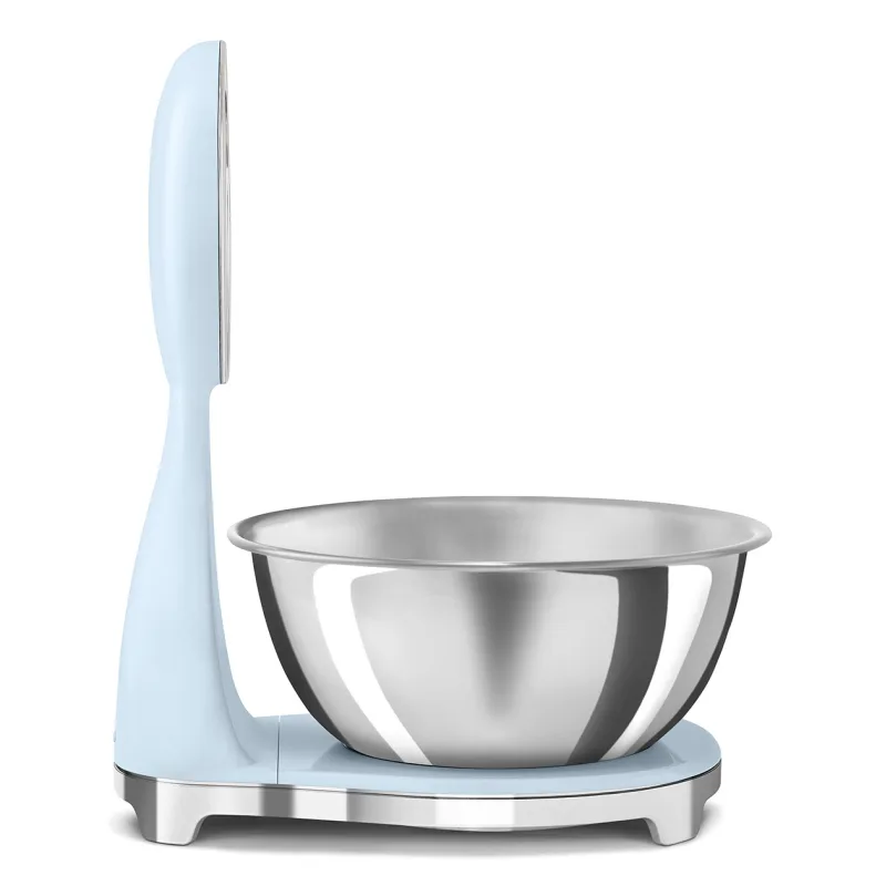 SMEG ANALOG AND DIGITAL KITCHEN SCALE PASTEL BLUE KSF01PBWW 2