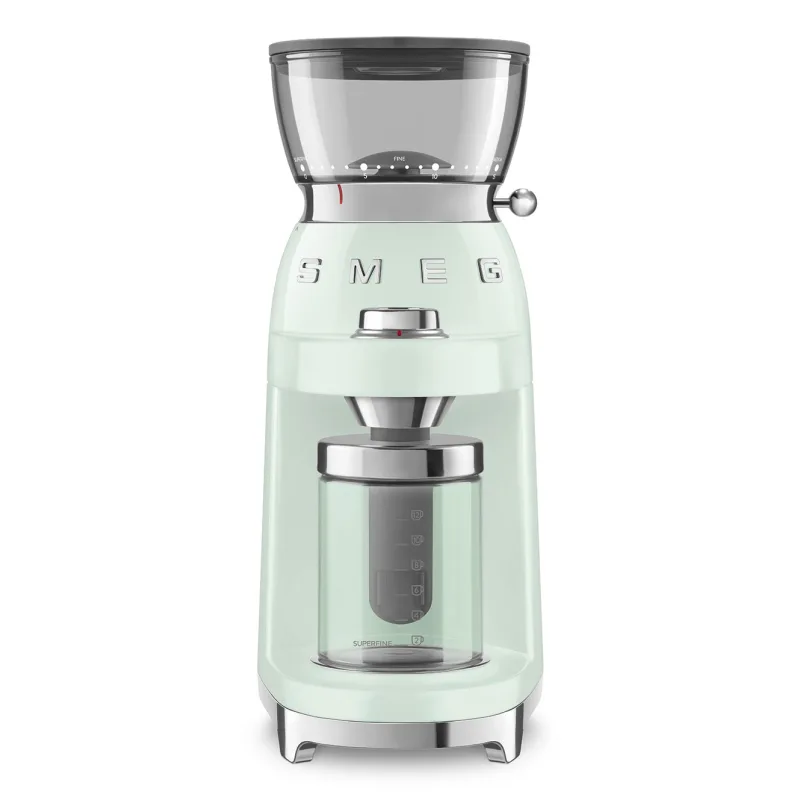 SMEG SMEG COFFEE GRINDER 50'STYLE PASTEL GREEN CGF03PGEU