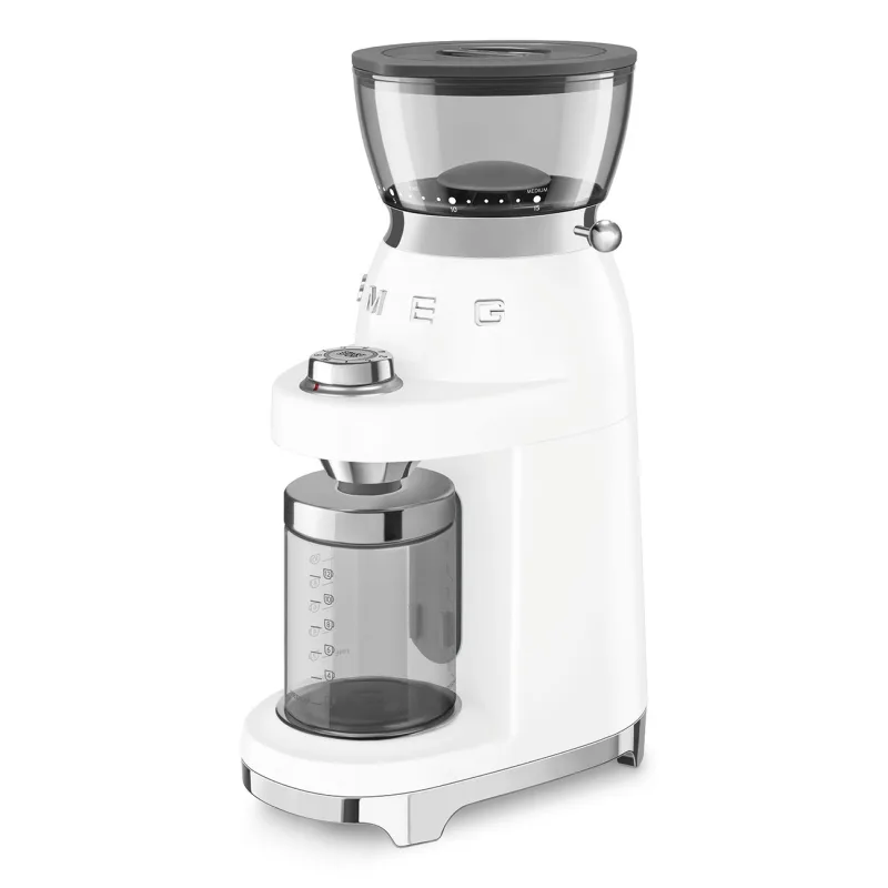 SMEG COFFEE GRINDER 50'STYLE WHITE CGF03WHEU 4
