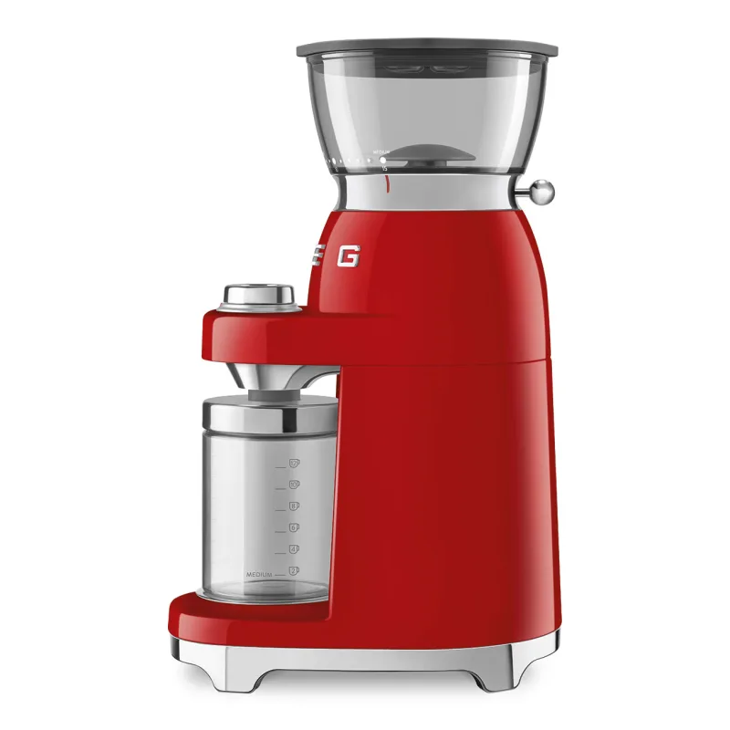 SMEG COFFEE GRINDER 50'STYLE RED CGF03RDEU 2