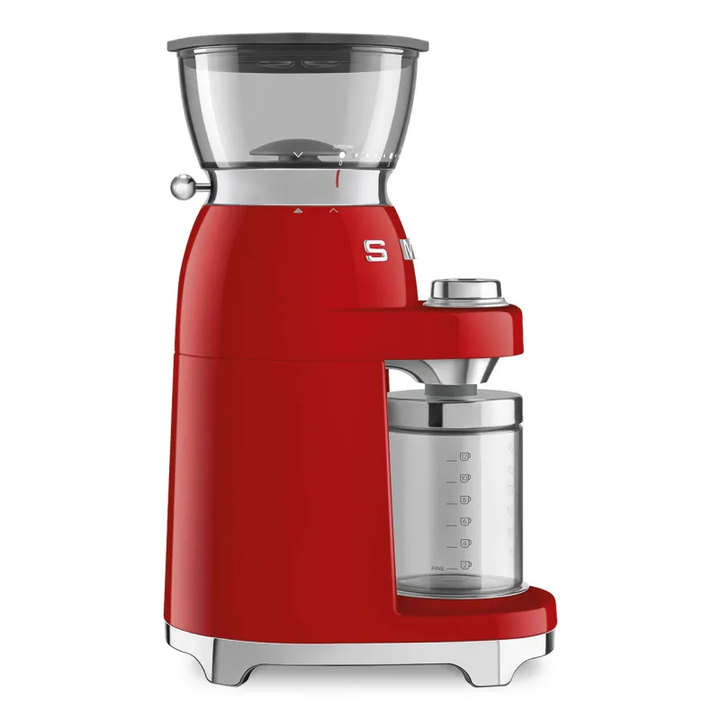 SMEG COFFEE GRINDER 50'STYLE RED CGF03RDEU 3