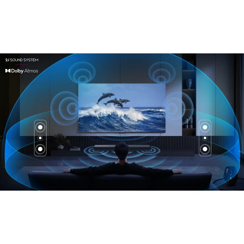 TCL SOUND BAR 2.1 DOLBY ATMOS 220W SLIM DESIGN DTS VIRTUAL X S55H 3