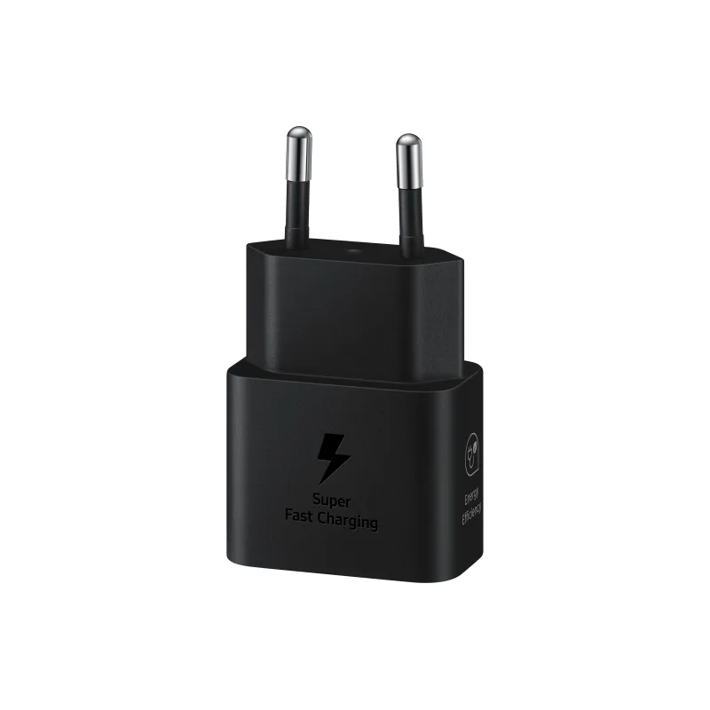 SAMSUNG POWER WALL CHARGER 25W USB-C BLACK + CABLE USB-C TO USB-C BLACK EP-T2510XBEGEU 2